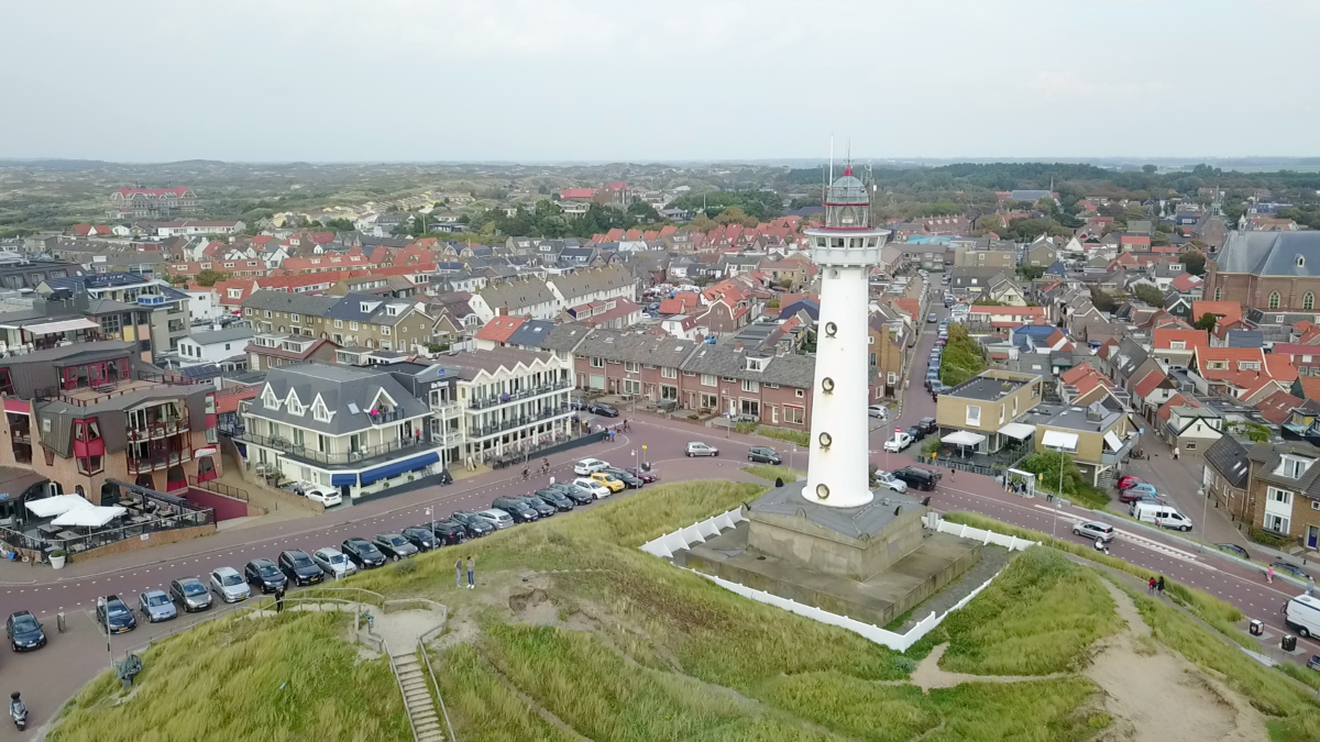 Lucht foto van Egmond